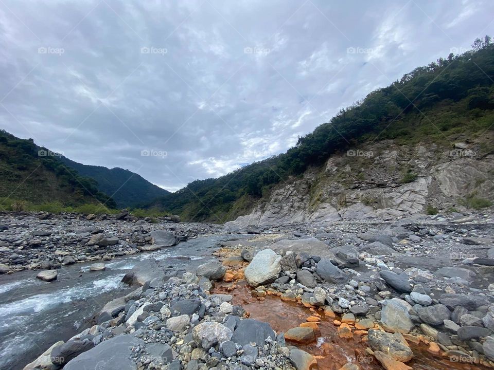 Beautiful river in mountain