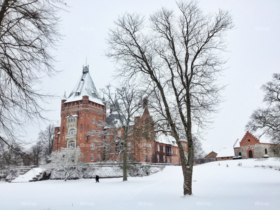 trollenäs (eslöv) winter sweden slott by reneebacke