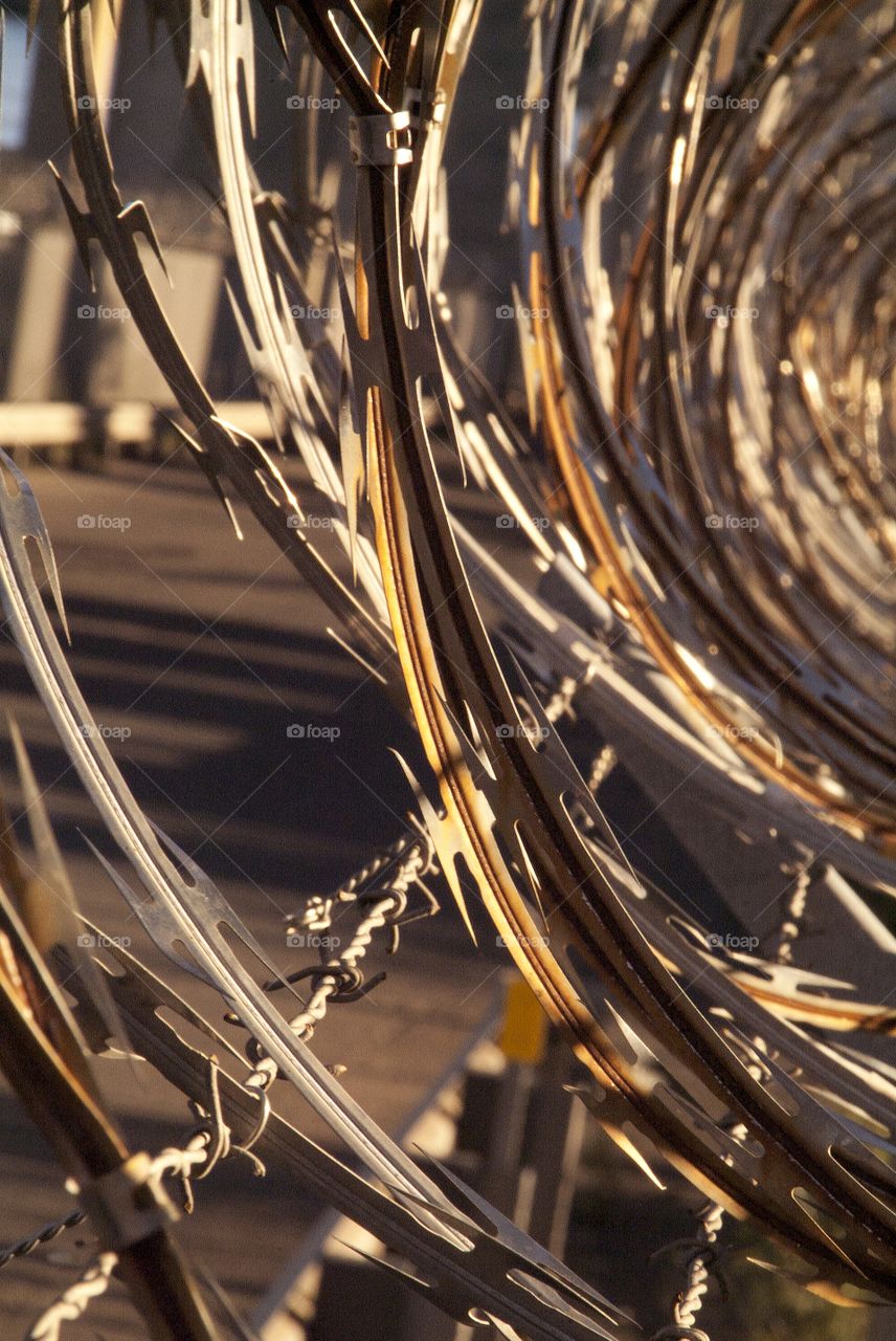 Barb wire vortex.