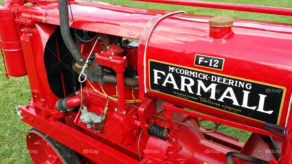 1933 FARMALL tractor red antique restored gorgeous