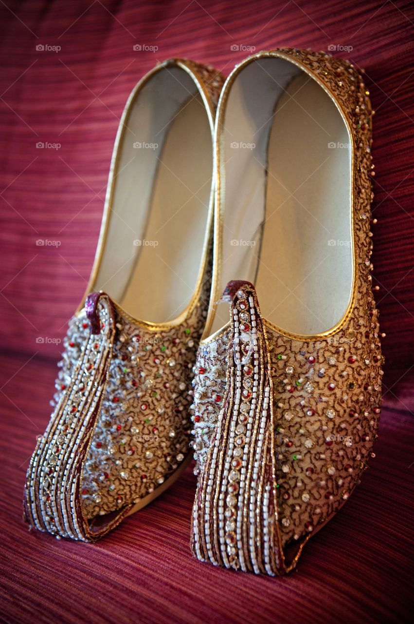 Indian groom's wedding shoes
