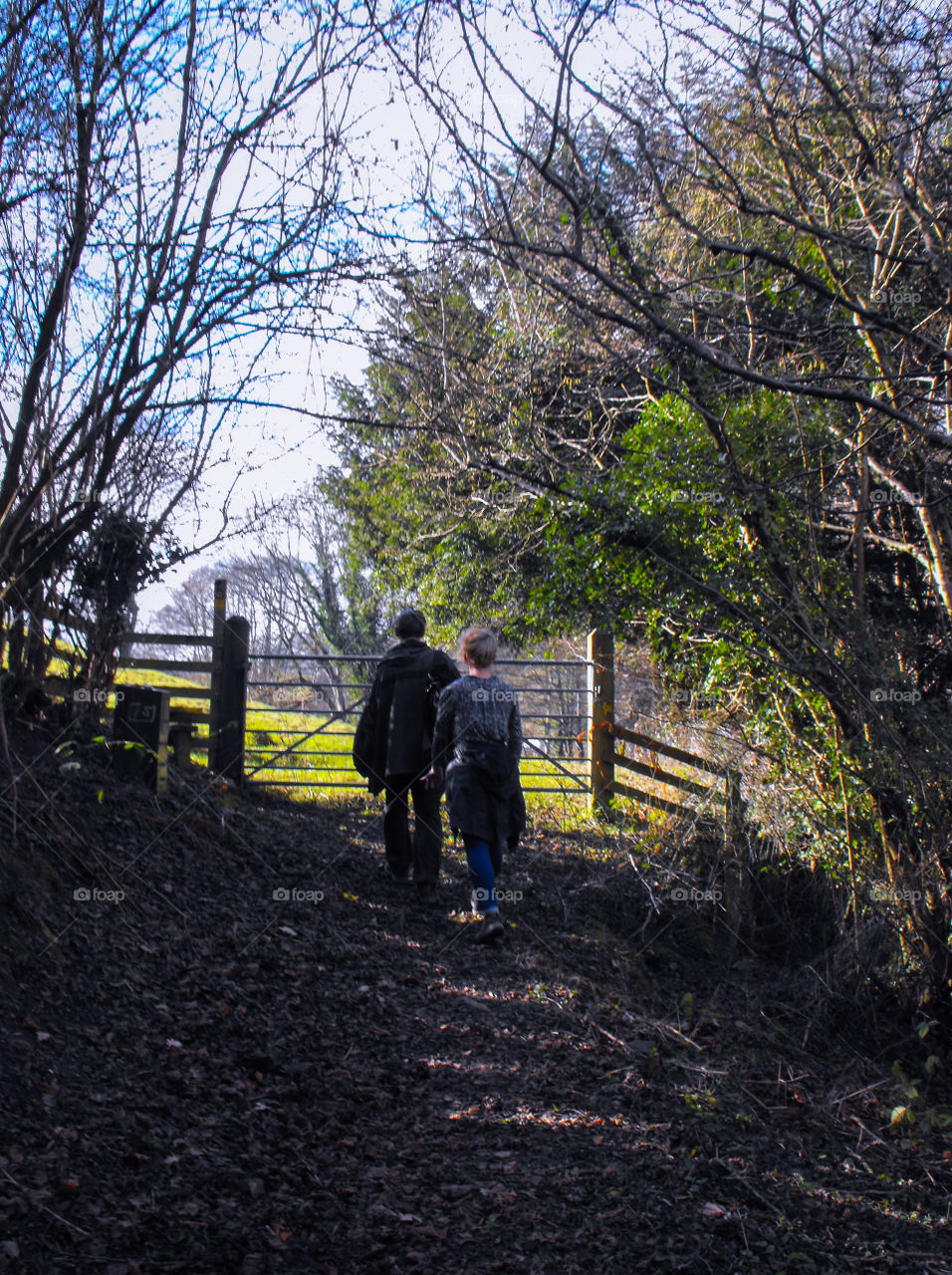 Walking in the country