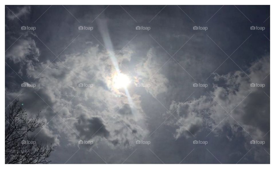 Sun and clouds