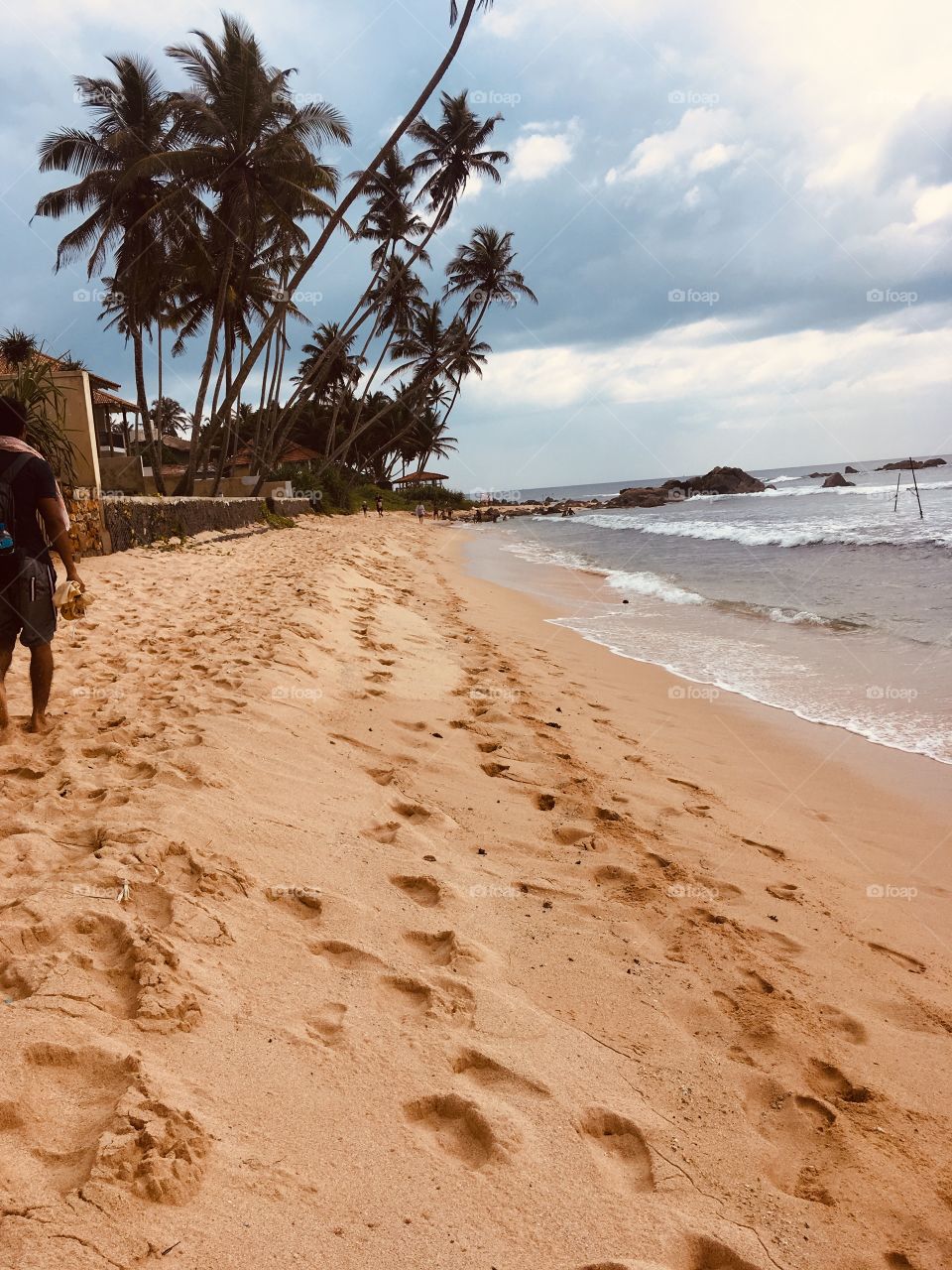 Unawatuna beach Sri Lanka 
