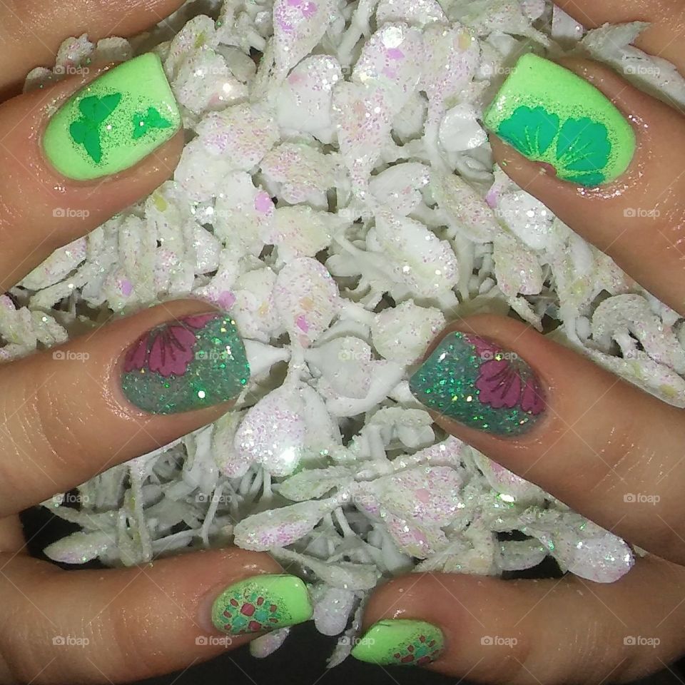 Nice nails for cousin