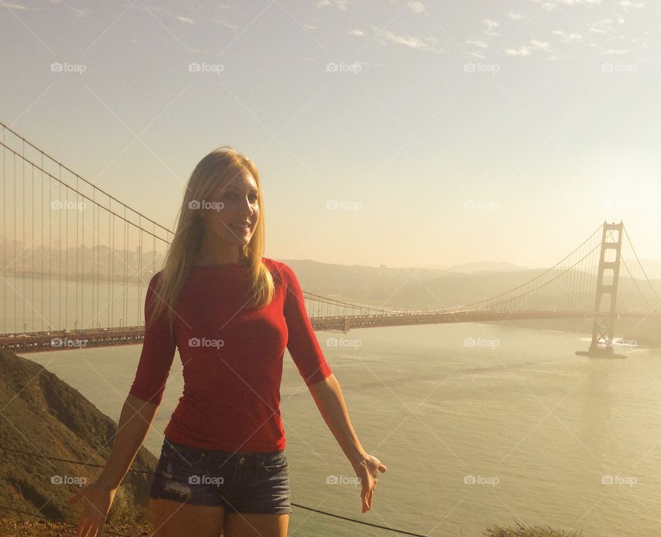 Golden Gate Bridge Portrait