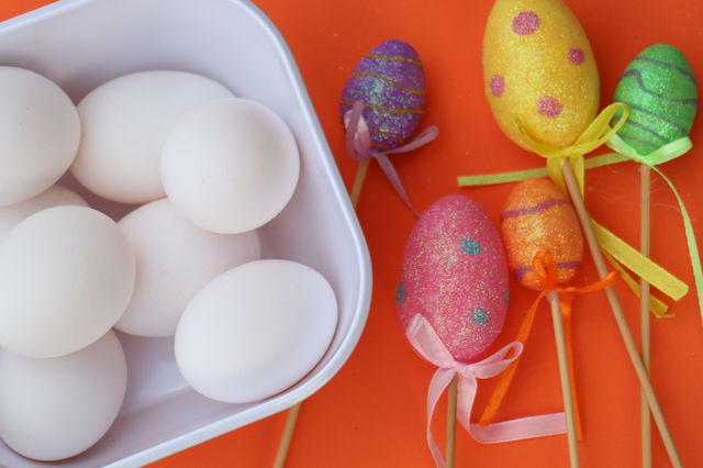 Colorful easter eggs