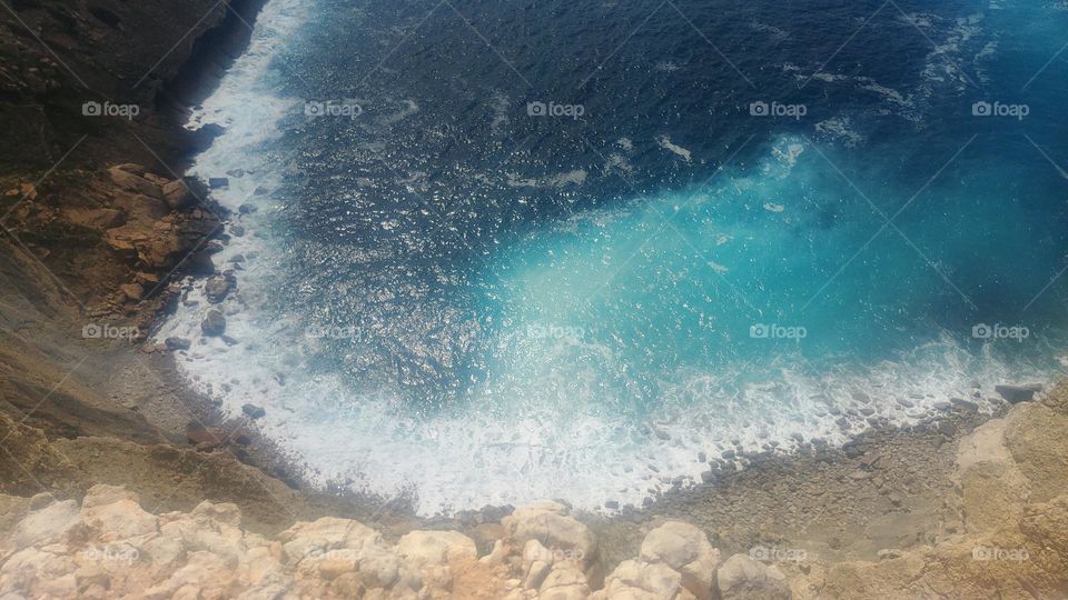 Cliffs on the Atlantic coast.