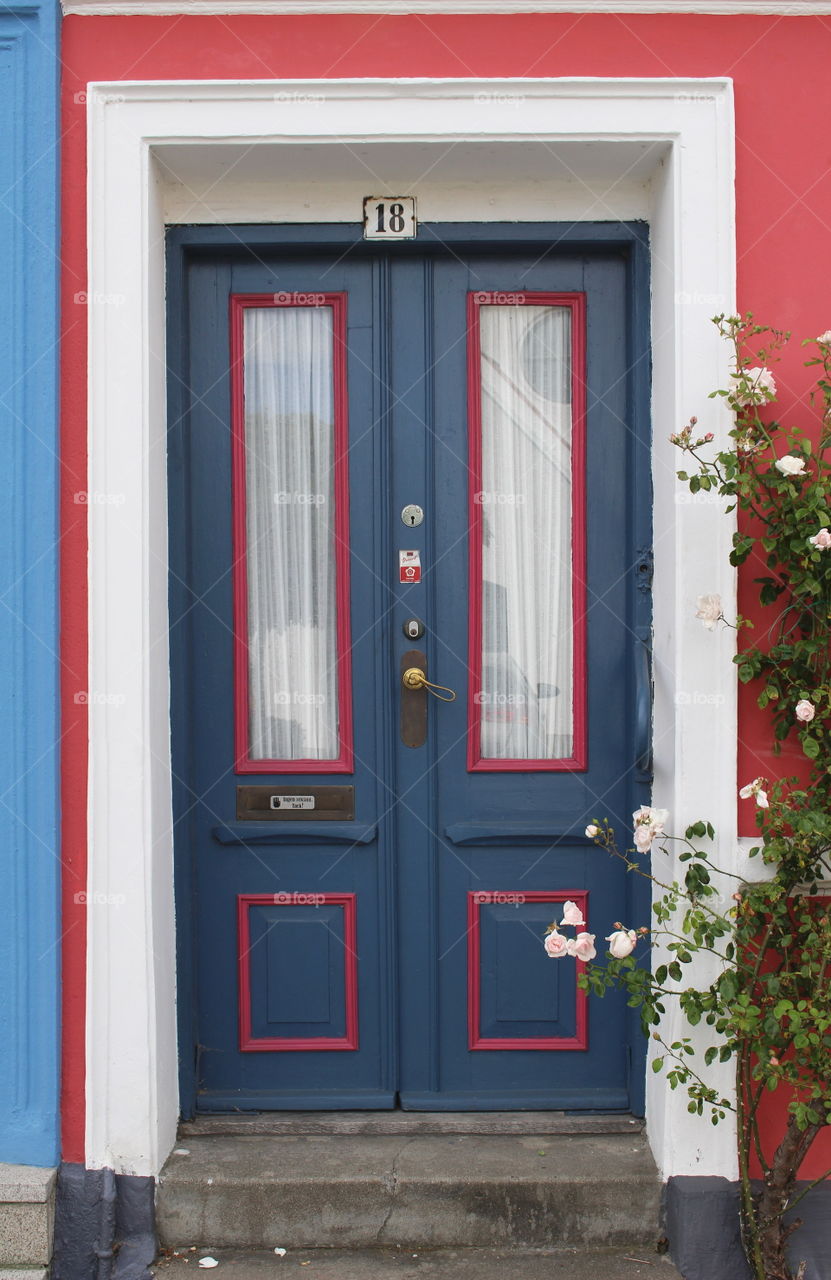 Colourful door.