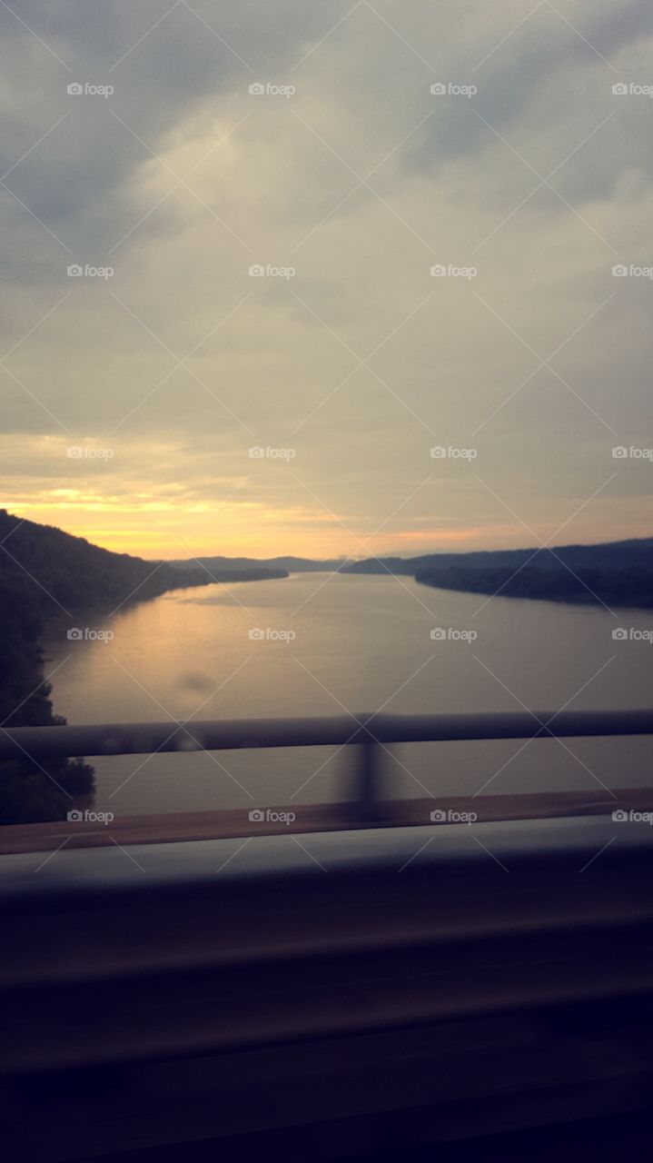 Water, Lake, Sunset, No Person, Landscape