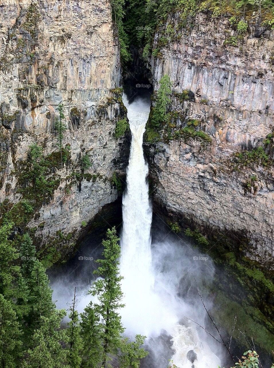 Waterfall in Wells Grey