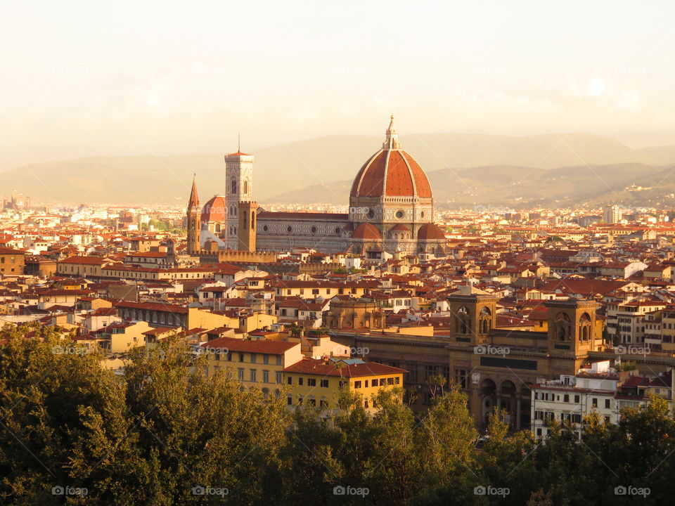 view of Florence Italy Tuscany