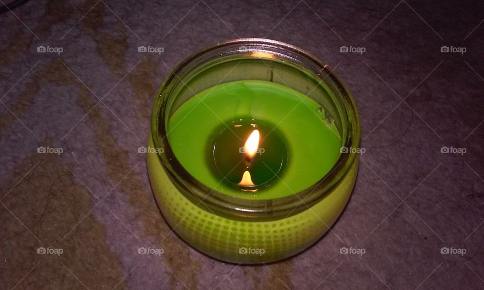 #candle#green