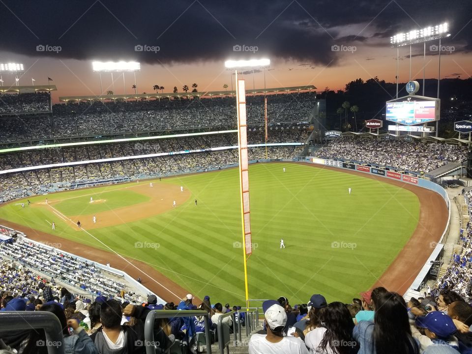Dodgers Stadium Baseball