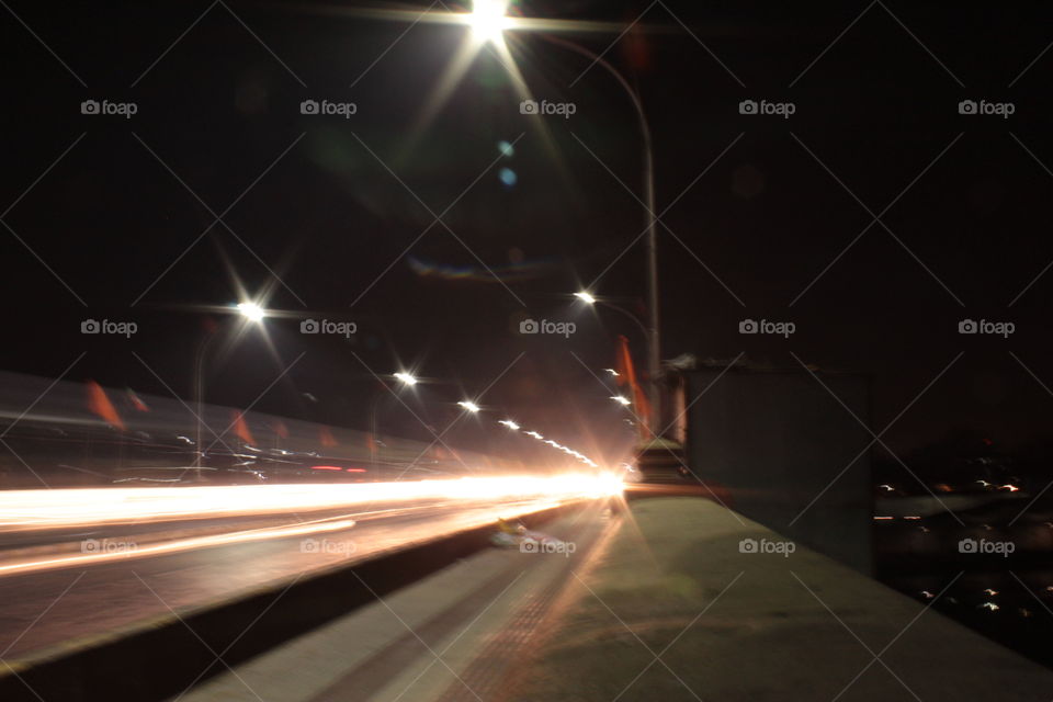 Midnight exposure in Delhi , India
