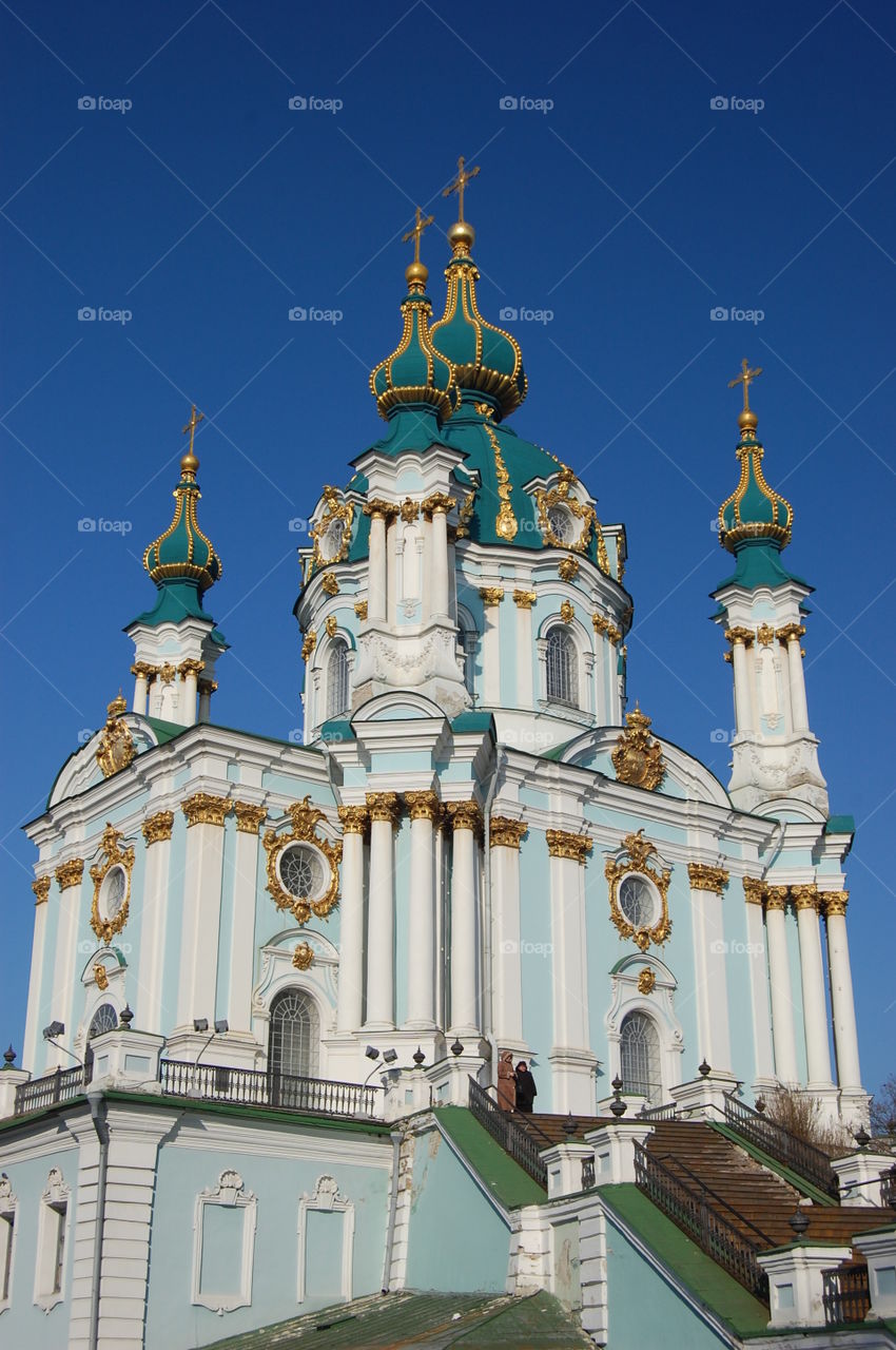Gold decorative motif on this iconic place of worship