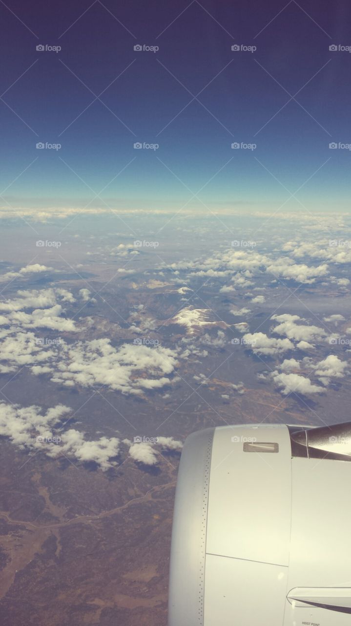 Airplane View. Colorado