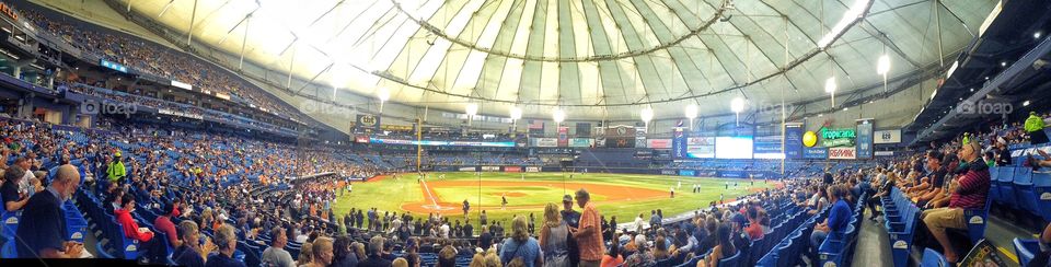 We are Orlando Tampa bay rays game....