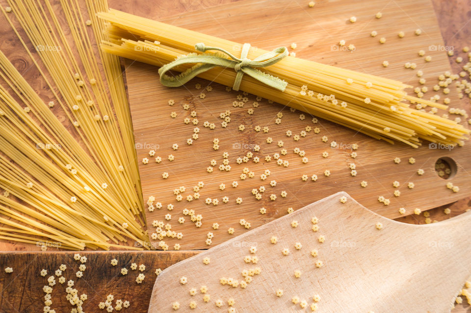 Different types of pasta