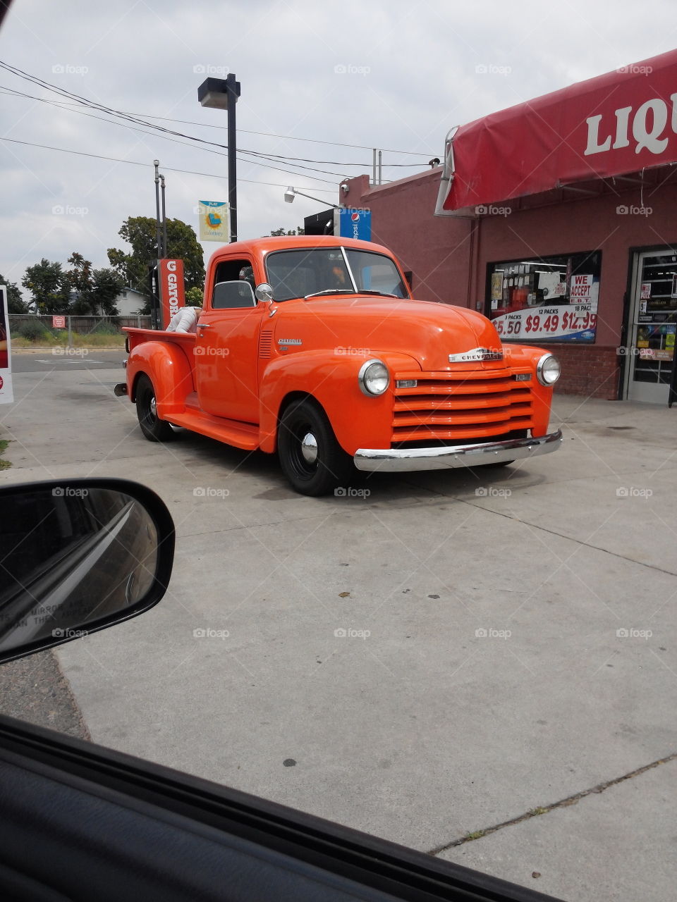 Cool orange truck