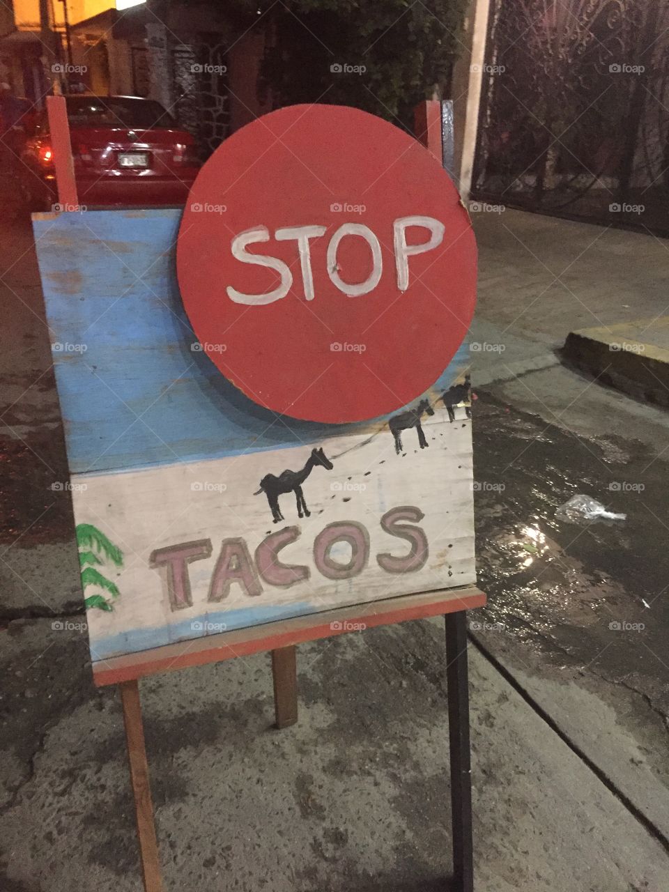 Stop for tacos !! 