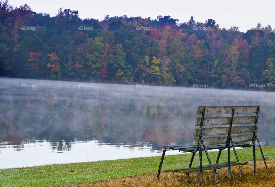 fall at the lake