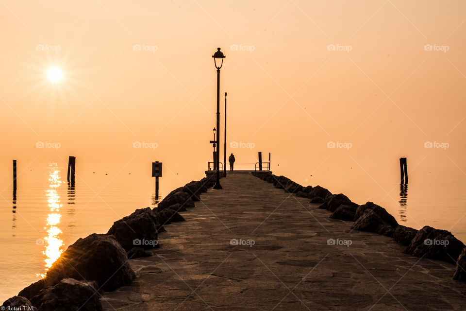 sunset Lake Garda
