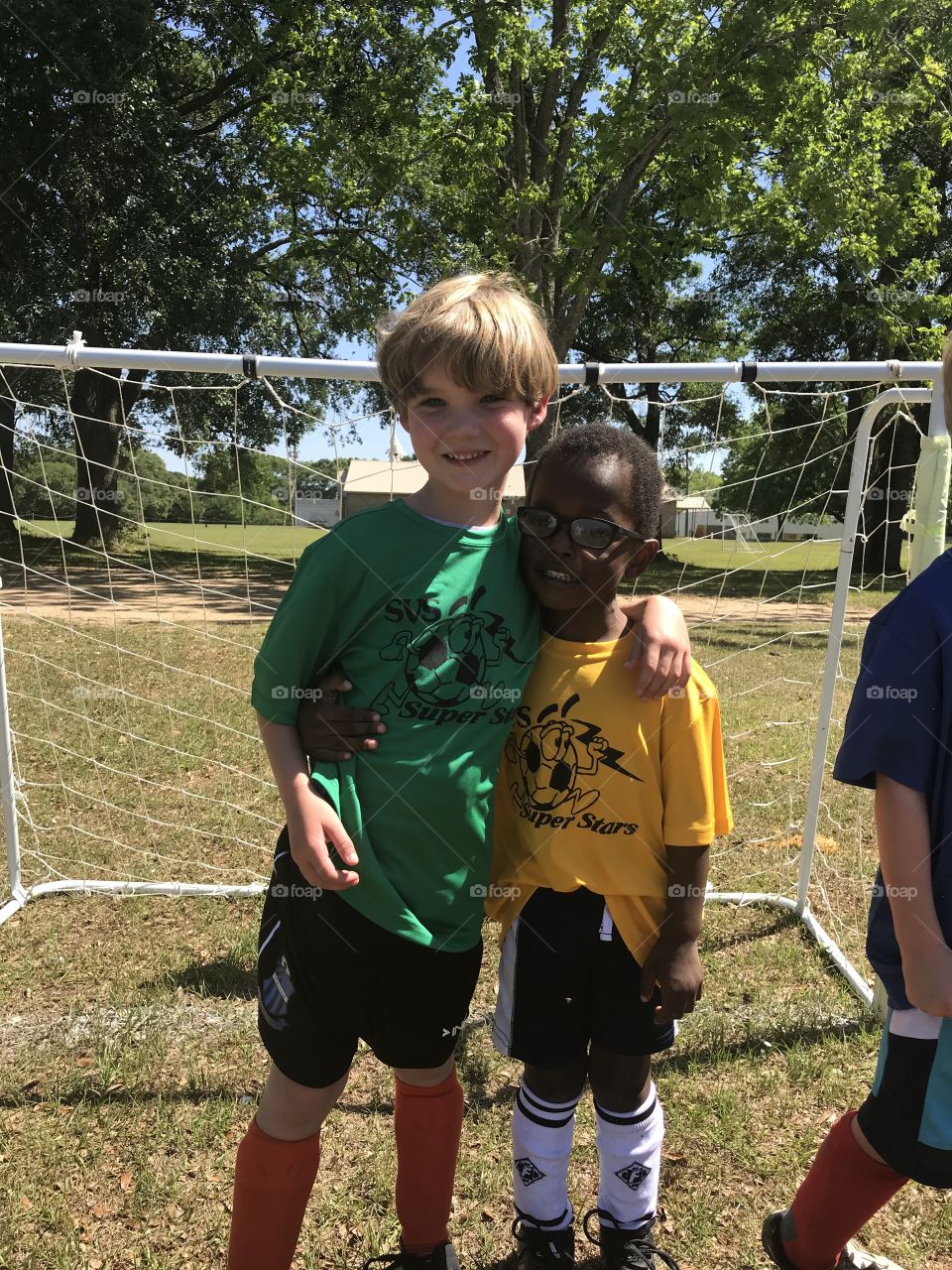These two brothers love each other as much as they love soccer!! 