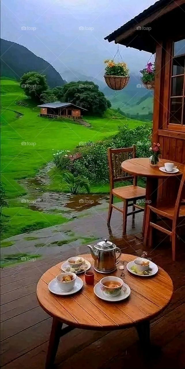 A very beautiful picture, and there is no better picture than it. There is no better picture of green herbs and colorful, red and white roses than it. Glory be to God, the natural and picturesque view, and there is no more