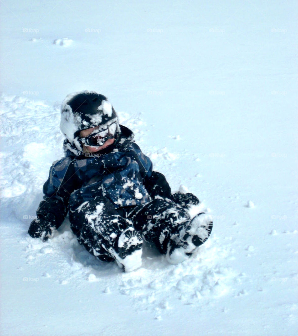 Having fun in the snow