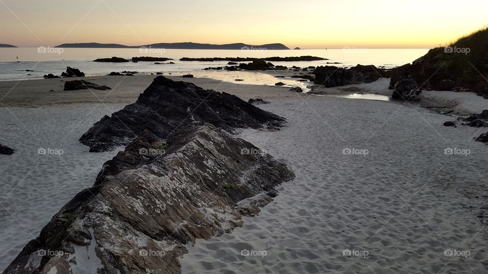 Bascuas Beach, Galicia, Spain