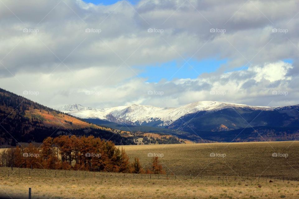 Stunning view in Colorado. The beginning of Boreas Pass. 
