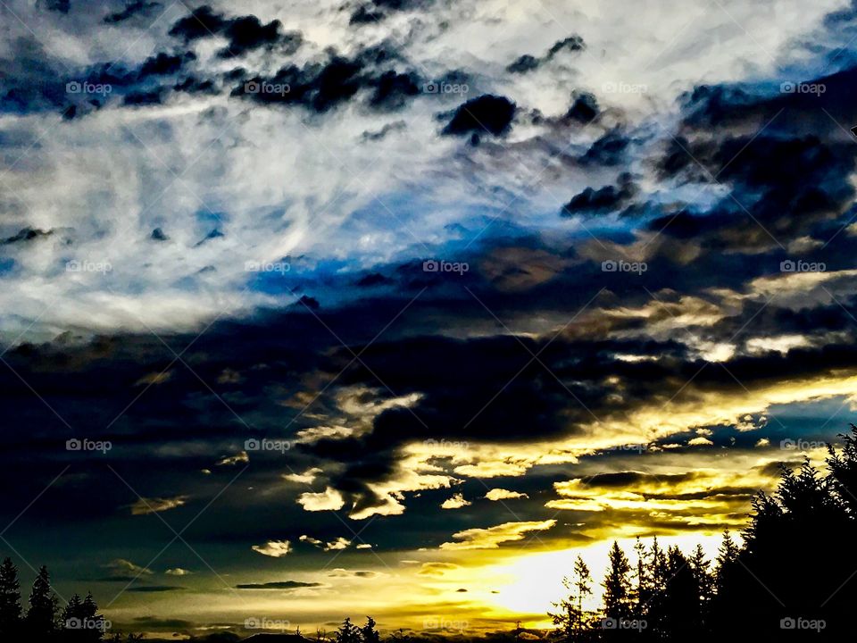 Morning Storm Clouds