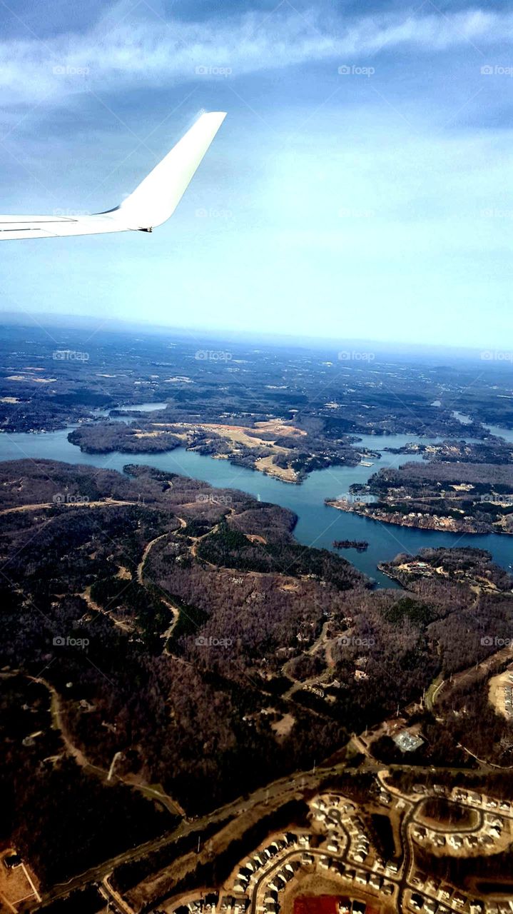 Flying high over Texas