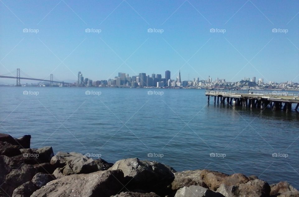 A view of San Francisco from Treasure Island