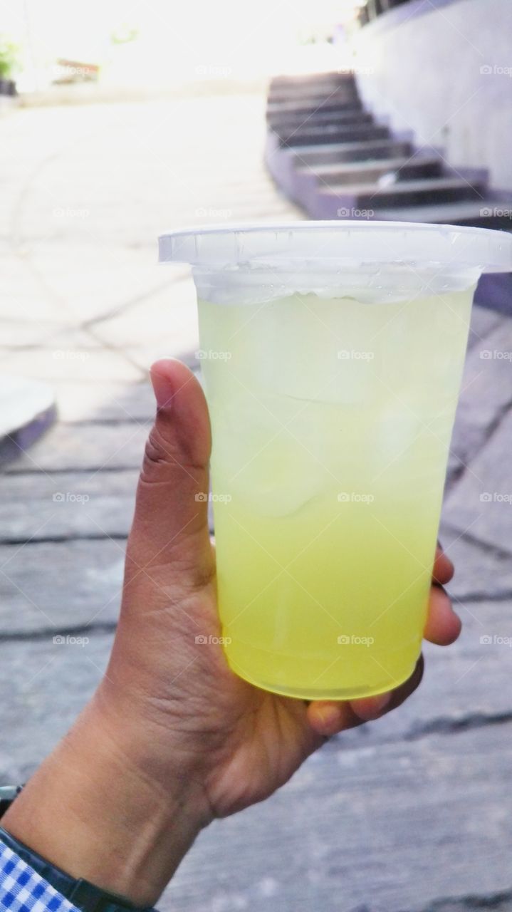 green liquid drink