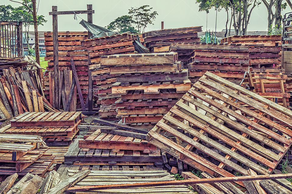 Stack of wood