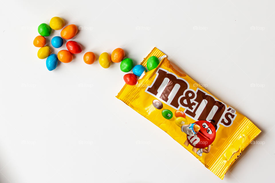 Creative with M&M's.