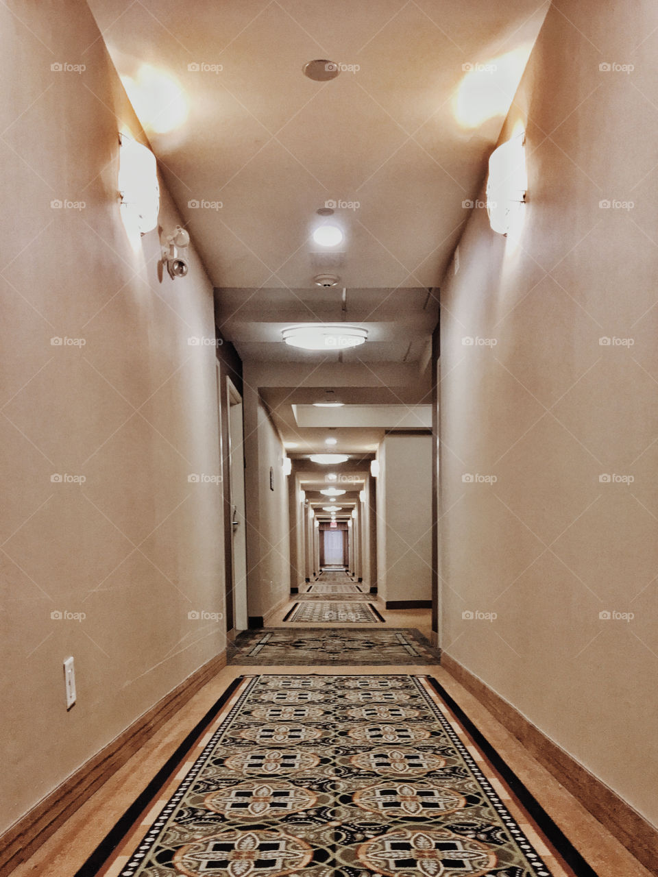 A hallway view.