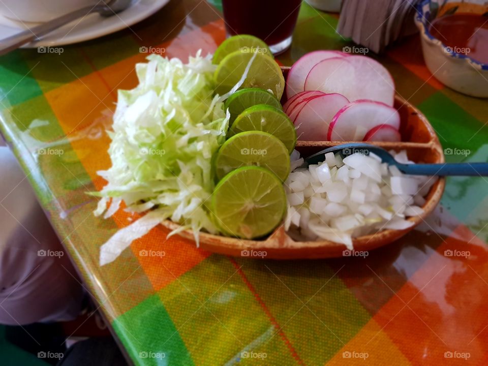 Ingredientes food mexican