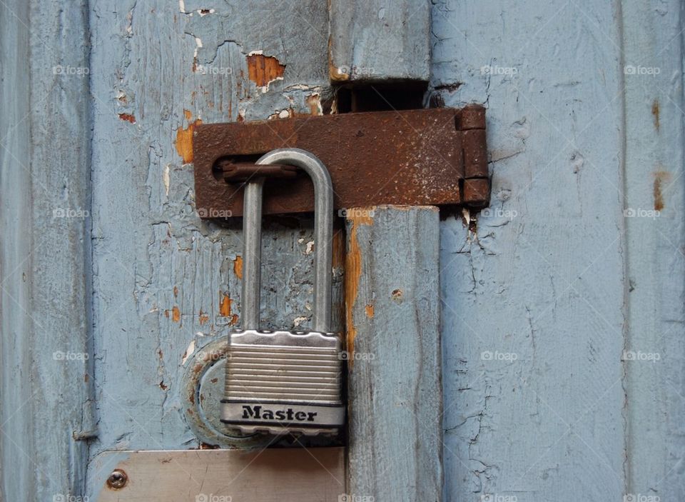 Master Lock old door