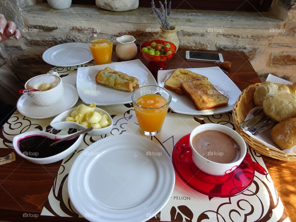 Greek breakfast