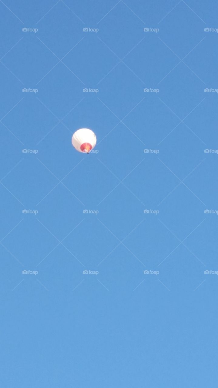 Heisluftbalon. toller ausbilck von unten aber besser von oben