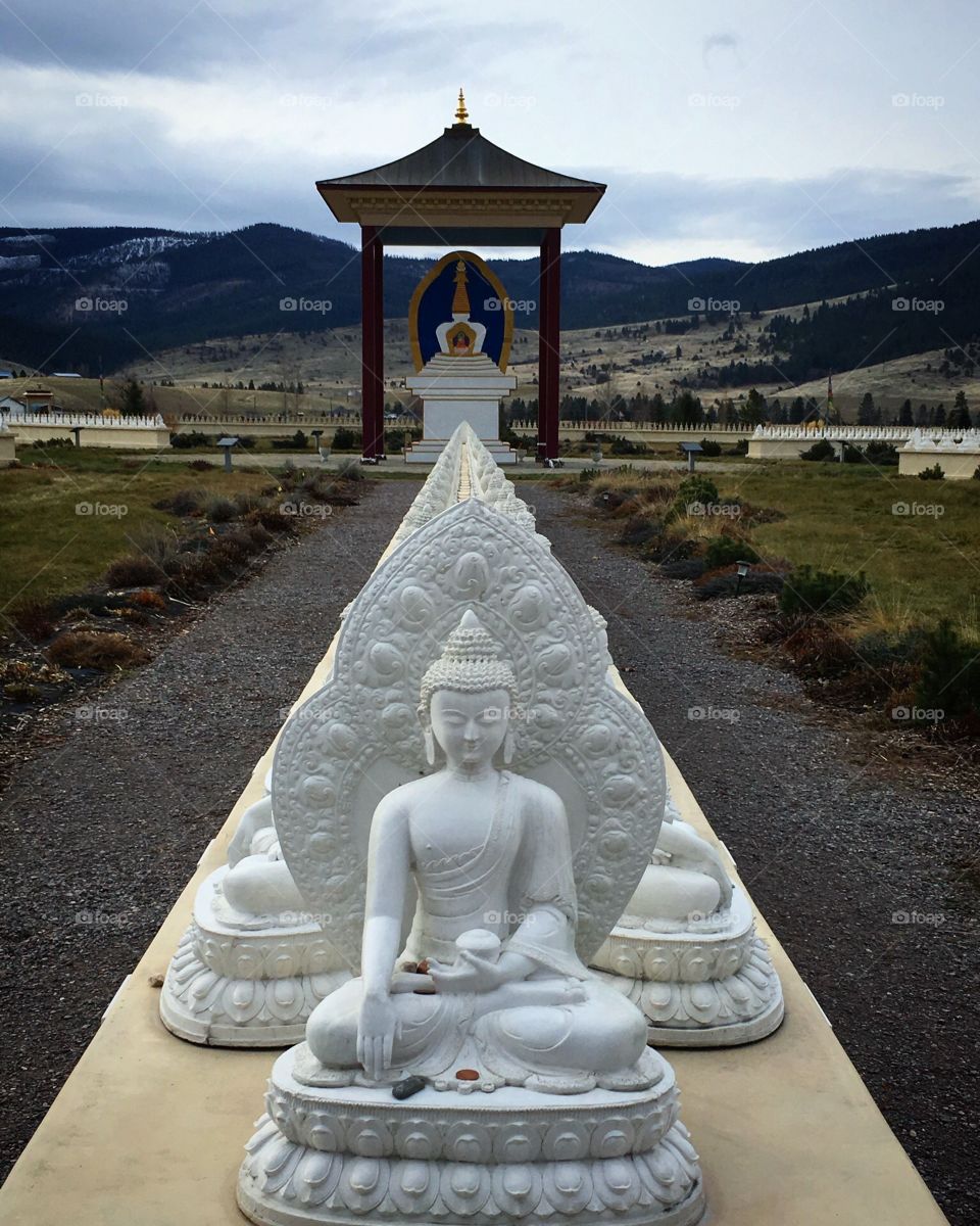 Buddha Temple in Montana 