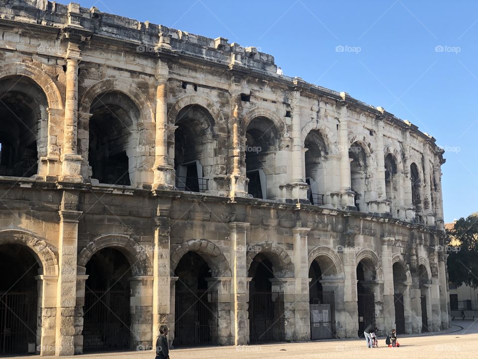 Part of nimes arena 