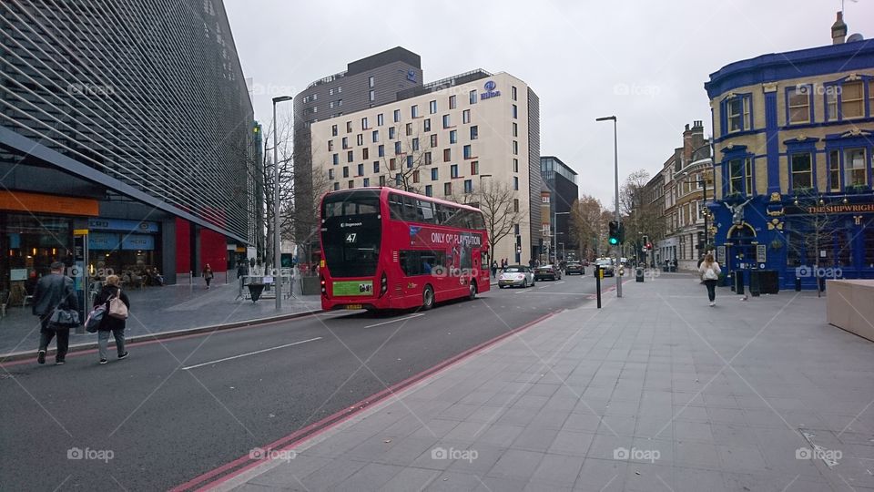 London public transport, double decker bus