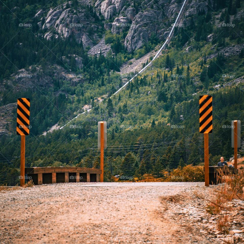 Small safety bridge.