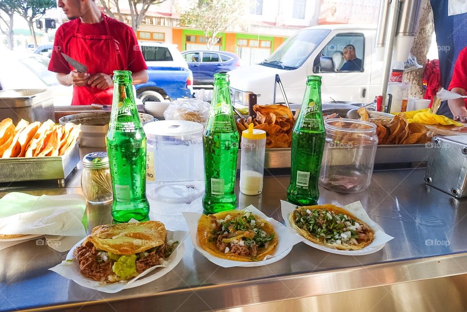 Street tacos in Tijuana 