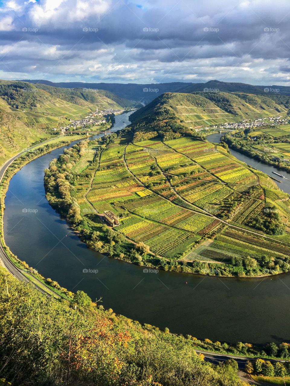 Moselle Landscape Calmont Region 