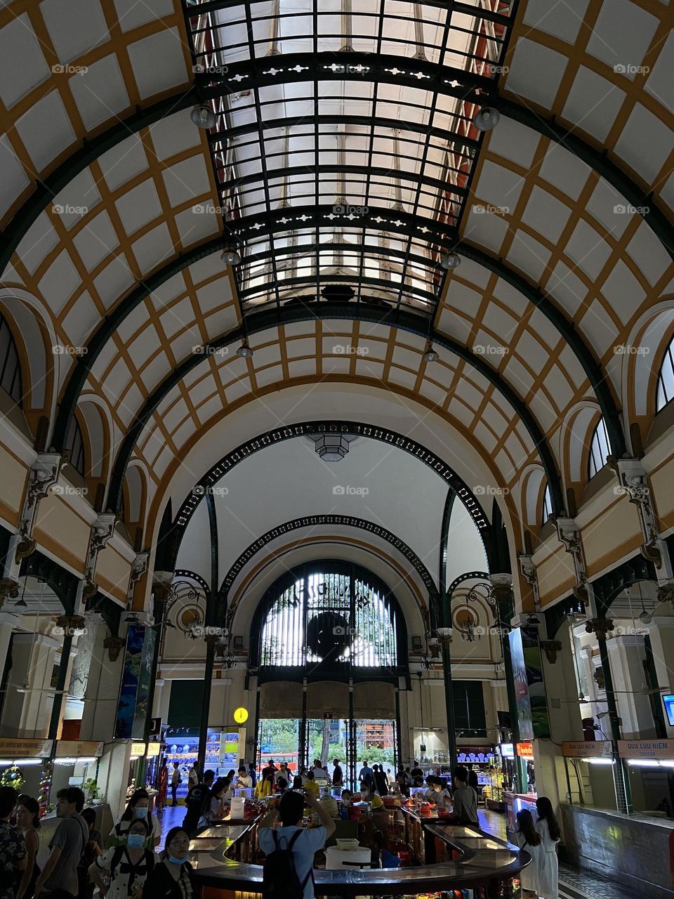 Grand old post office of Ho chi min Vietnam  